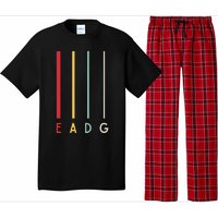 Bass Guitarist Player Eadg 4 Strings Bassist Band Musician Pajama Set