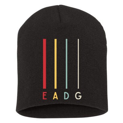 Bass Guitarist Player Eadg 4 Strings Bassist Band Musician Short Acrylic Beanie