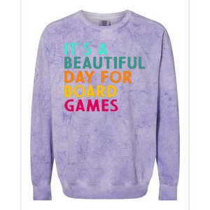 Board Game Player Geek Quote For Boradgame Lover And Nerd Colorblast Crewneck Sweatshirt