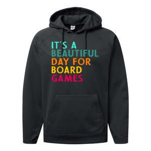 Board Game Player Geek Quote For Boradgame Lover And Nerd Performance Fleece Hoodie