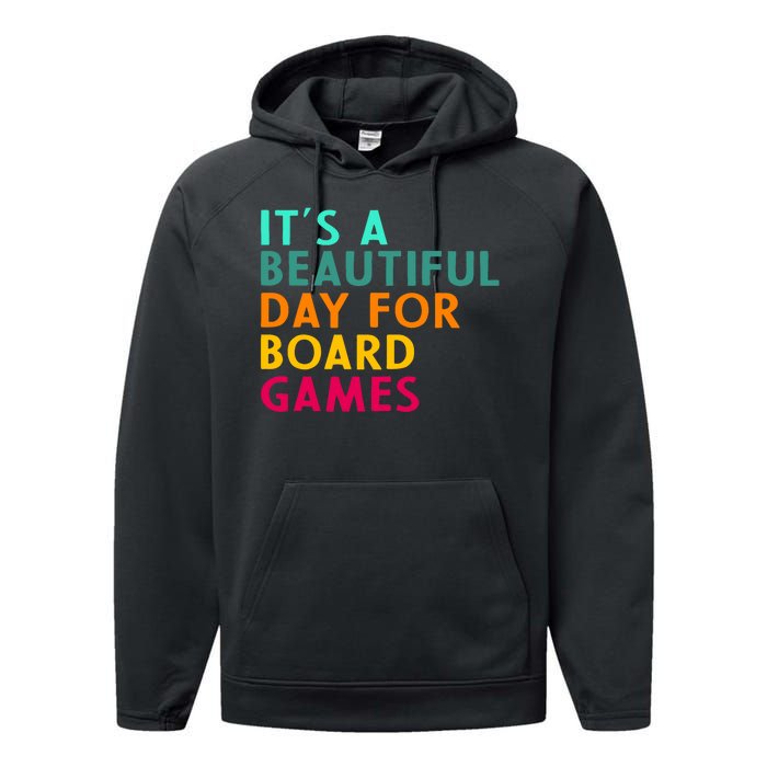 Board Game Player Geek Quote For Boradgame Lover And Nerd Performance Fleece Hoodie