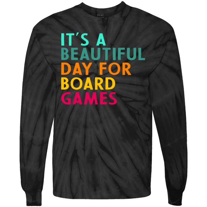 Board Game Player Geek Quote For Boradgame Lover And Nerd Tie-Dye Long Sleeve Shirt