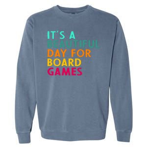 Board Game Player Geek Quote For Boradgame Lover And Nerd Garment-Dyed Sweatshirt