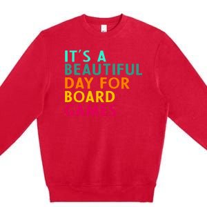 Board Game Player Geek Quote For Boradgame Lover And Nerd Premium Crewneck Sweatshirt