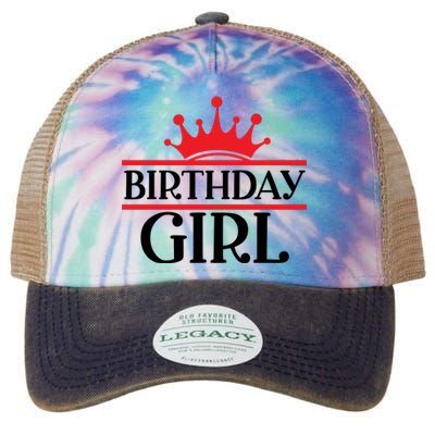 Birthday Girl ♛ Queen Legacy Tie Dye Trucker Hat