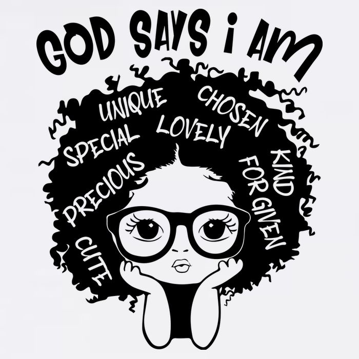 Black Girl Queen God Says I Am Melanin History Month T-Shirt