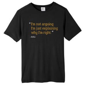 Billie Gift Quote Personalized Funny Birthday Name Idea Tall Fusion ChromaSoft Performance T-Shirt