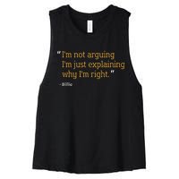 Billie Gift Quote Personalized Funny Birthday Name Idea Women's Racerback Cropped Tank