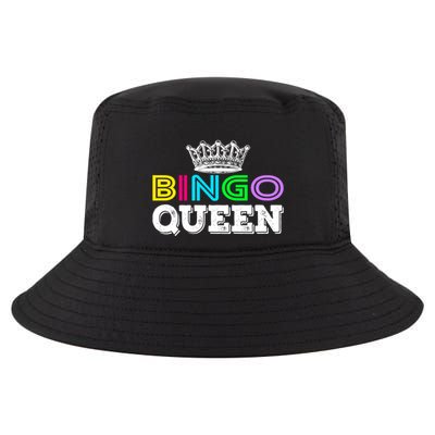 Bingo Gift Queen Funny Bingo Queen Funny Gift Moms Gift Cool Comfort Performance Bucket Hat