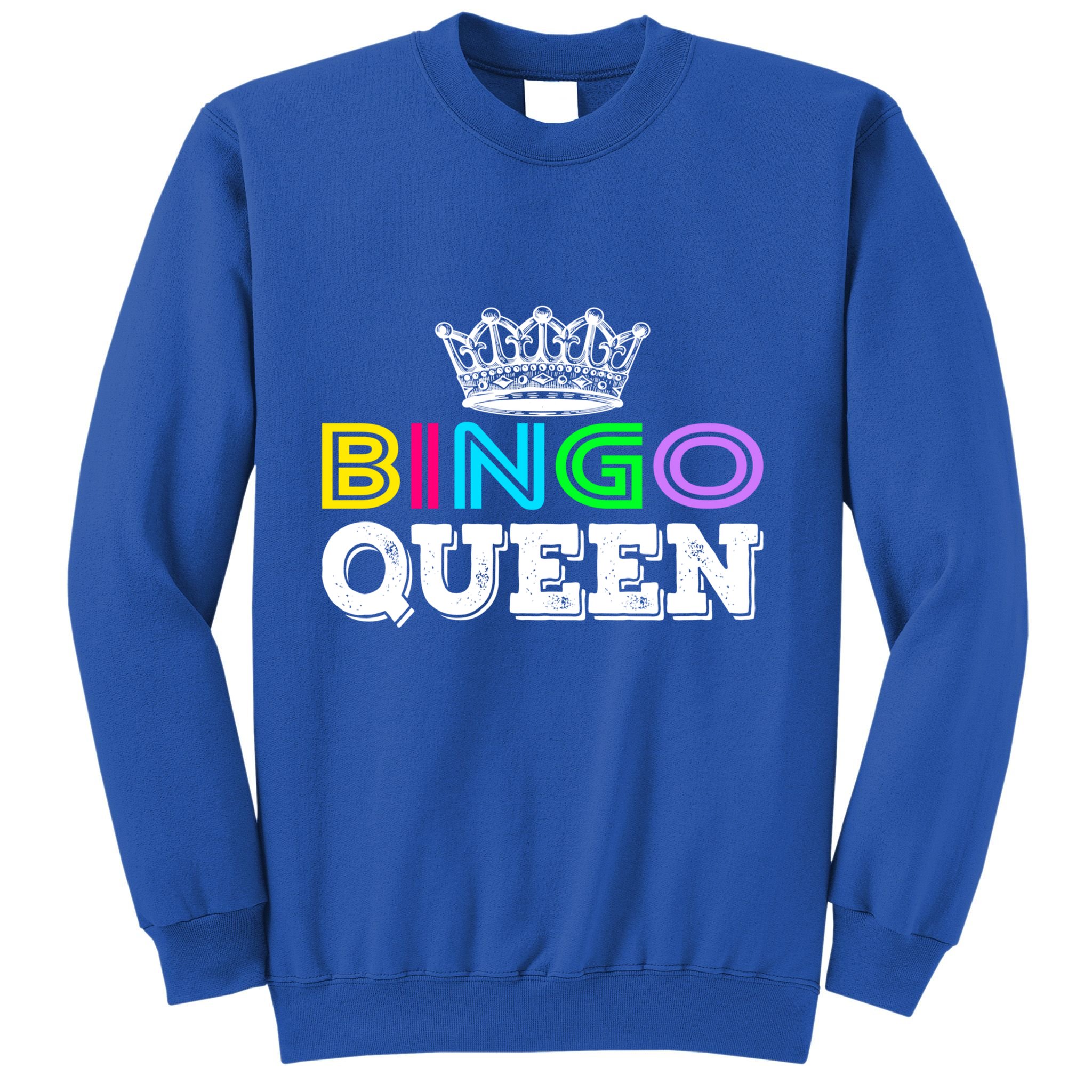 Bingo Gift Queen Funny Bingo Queen Funny Gift Moms Gift Sweatshirt