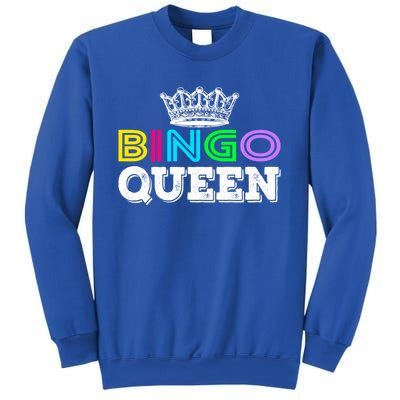 Bingo Gift Queen Funny Bingo Queen Funny Gift Moms Gift Sweatshirt