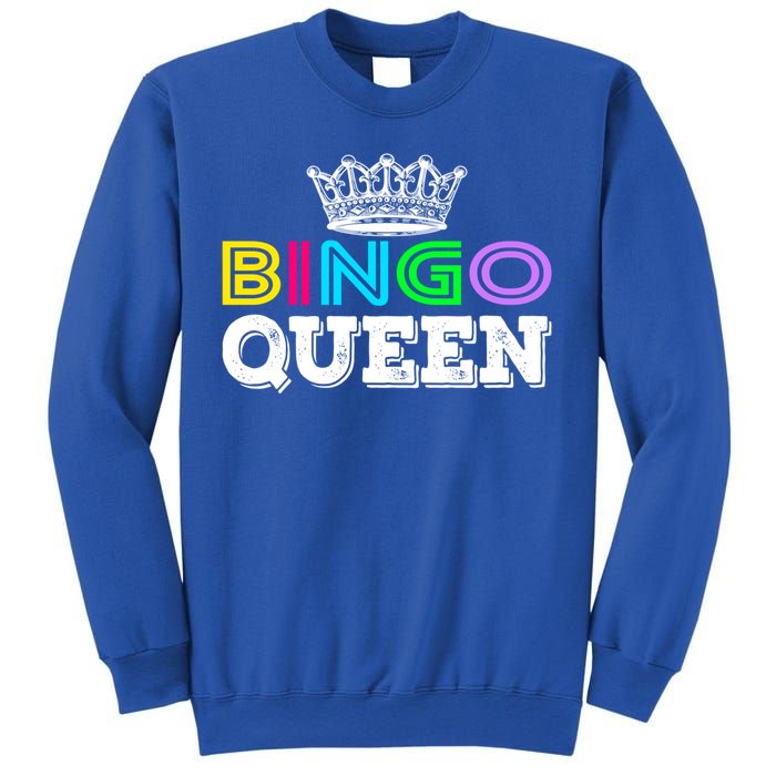 Bingo Gift Queen Funny Bingo Queen Funny Gift Moms Gift Sweatshirt