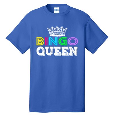 Bingo Gift Queen Funny Bingo Queen Funny Gift Moms Gift Tall T-Shirt