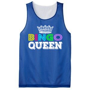 Bingo Gift Queen Funny Bingo Queen Funny Gift Moms Gift Mesh Reversible Basketball Jersey Tank