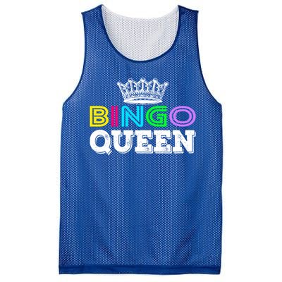 Bingo Gift Queen Funny Bingo Queen Funny Gift Moms Gift Mesh Reversible Basketball Jersey Tank