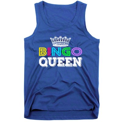 Bingo Gift Queen Funny Bingo Queen Funny Gift Moms Gift Tank Top