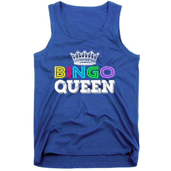 Bingo Gift Queen Funny Bingo Queen Funny Gift Moms Gift Tank Top