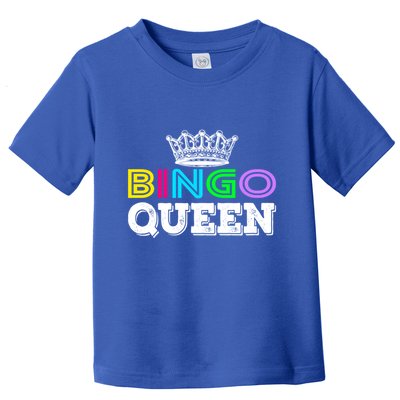 Bingo Gift Queen Funny Bingo Queen Funny Gift Moms Gift Toddler T-Shirt