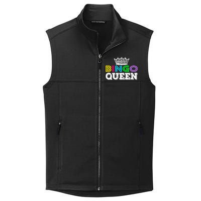 Bingo Gift Queen Funny Bingo Queen Funny Gift Moms Gift Collective Smooth Fleece Vest