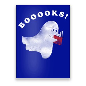 Booooks! Ghost Reading Books Halloween Gift Funny Gift Poster