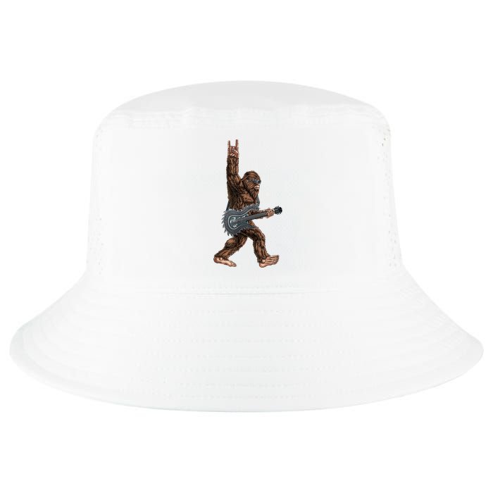 Bigfoot Guitar Rock On Cool Comfort Performance Bucket Hat
