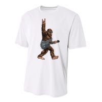 Bigfoot Guitar Rock On Performance Sprint T-Shirt