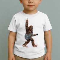 Bigfoot Guitar Rock On Toddler T-Shirt