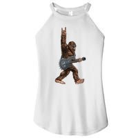 Bigfoot Guitar Rock On Women’s Perfect Tri Rocker Tank