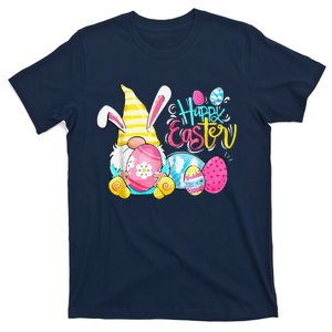 Bunny Gnome Rabbit Eggs Hunting Happy Easter Day Funny T-Shirt