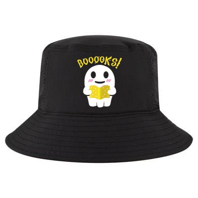 Boooks Ghost Reading Book Cool Gift Halloween Costume Great Gift Cool Comfort Performance Bucket Hat