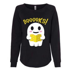 Boooks Ghost Reading Book Cool Gift Halloween Costume Great Gift Womens California Wash Sweatshirt