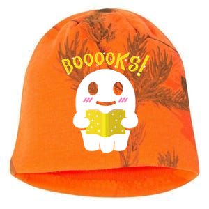 Boooks Ghost Reading Book Cool Gift Halloween Costume Great Gift Kati - Camo Knit Beanie