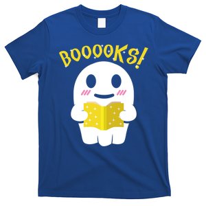 Boooks Ghost Reading Book Cool Gift Halloween Costume Great Gift T-Shirt