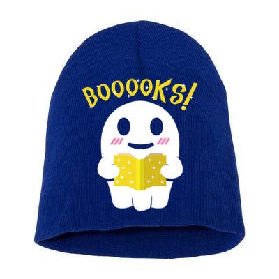 Boooks Ghost Reading Book Cool Gift Halloween Costume Great Gift Short Acrylic Beanie