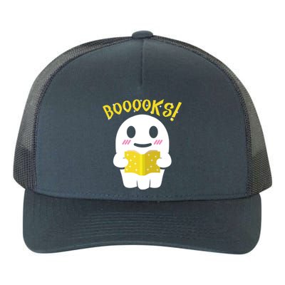 Boooks Ghost Reading Book Cool Gift Halloween Costume Great Gift Yupoong Adult 5-Panel Trucker Hat