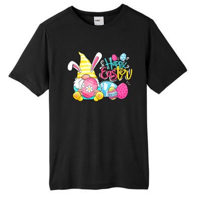 Bunny Gnome Rabbit Eggs Hunting Happy Easter Day Funny Tall Fusion ChromaSoft Performance T-Shirt