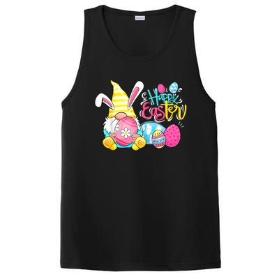 Bunny Gnome Rabbit Eggs Hunting Happy Easter Day Funny PosiCharge Competitor Tank