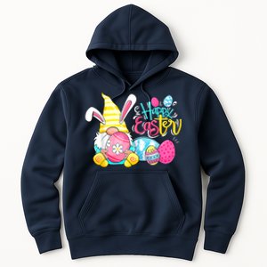 Bunny Gnome Rabbit Eggs Hunting Happy Easter Day Funny Hoodie