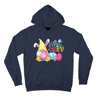 Bunny Gnome Rabbit Eggs Hunting Happy Easter Day Funny Hoodie