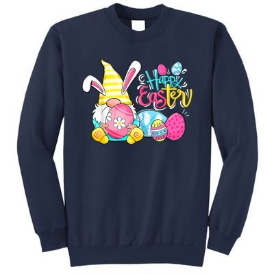 Bunny Gnome Rabbit Eggs Hunting Happy Easter Day Funny Sweatshirt