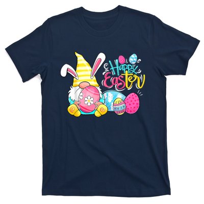 Bunny Gnome Rabbit Eggs Hunting Happy Easter Day Funny T-Shirt