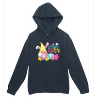 Bunny Gnome Rabbit Eggs Hunting Happy Easter Day Funny Urban Pullover Hoodie