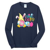 Bunny Gnome Rabbit Eggs Hunting Happy Easter Day Funny Tall Long Sleeve T-Shirt