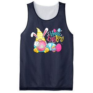 Bunny Gnome Rabbit Eggs Hunting Happy Easter Day Funny Mesh Reversible Basketball Jersey Tank