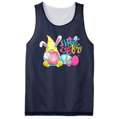 Bunny Gnome Rabbit Eggs Hunting Happy Easter Day Funny Mesh Reversible Basketball Jersey Tank