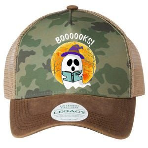 Boooooks! Ghost Reading Book For Librarians Funny Halloween Gift Legacy Tie Dye Trucker Hat