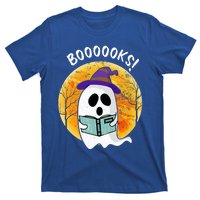 Boooooks! Ghost Reading Book For Librarians Funny Halloween Gift T-Shirt