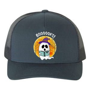 Boooooks! Ghost Reading Book For Librarians Funny Halloween Gift Yupoong Adult 5-Panel Trucker Hat