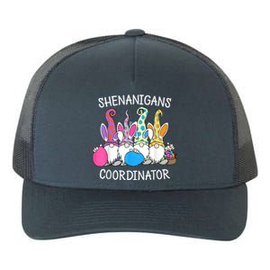 Bunny Gnome Rabbit Eggs Hunting Shenanigans Coordinator Yupoong Adult 5-Panel Trucker Hat