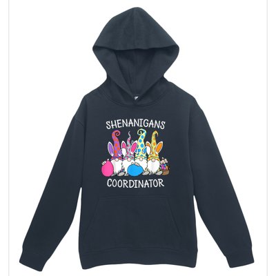 Bunny Gnome Rabbit Eggs Hunting Shenanigans Coordinator Urban Pullover Hoodie